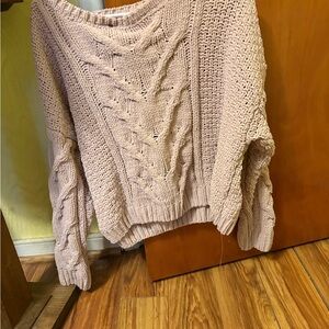 Women’s cozy cable knit sweater lot
